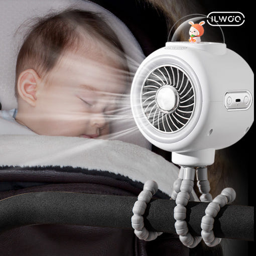 일우 유모차 선풍기 휴대용 문어발