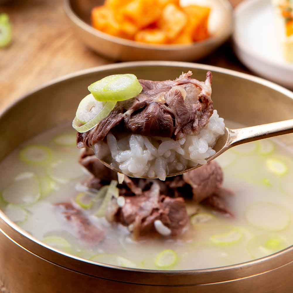 [부산 조옥규곰탕] 가마솥 수제 한우곰탕 고기듬뿍, 550g, 2개 - 상세 이미지 3