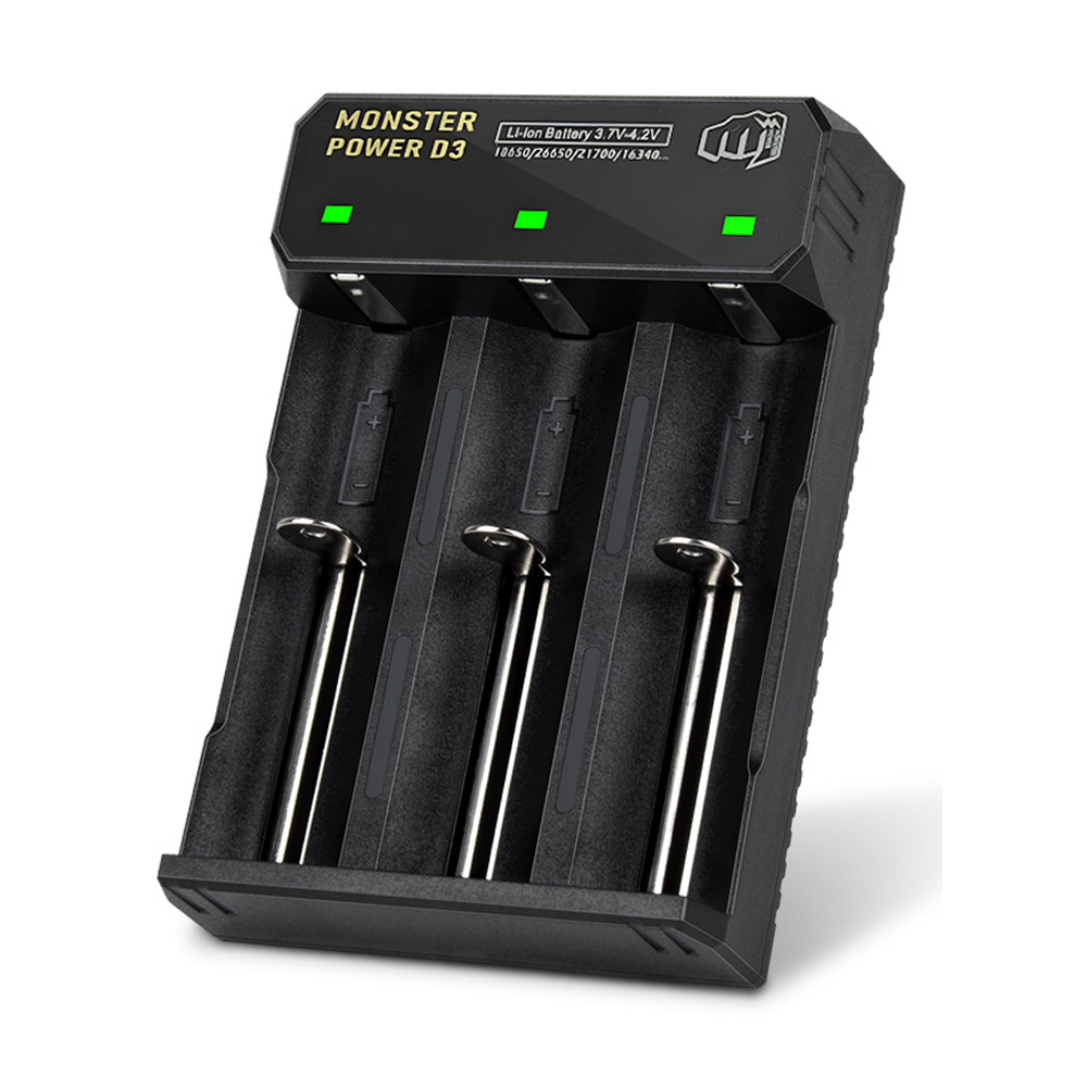 21700 충전기 배터리 18650 26650 C타입 리튬이온 3구 몬스터파워 대륙의실수
