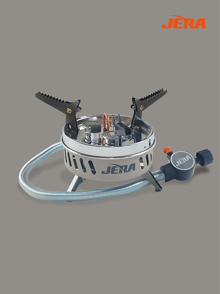 제라 서브 스토브 3구 강염버너 고화력 휴대용 캠핑 차박 블랙