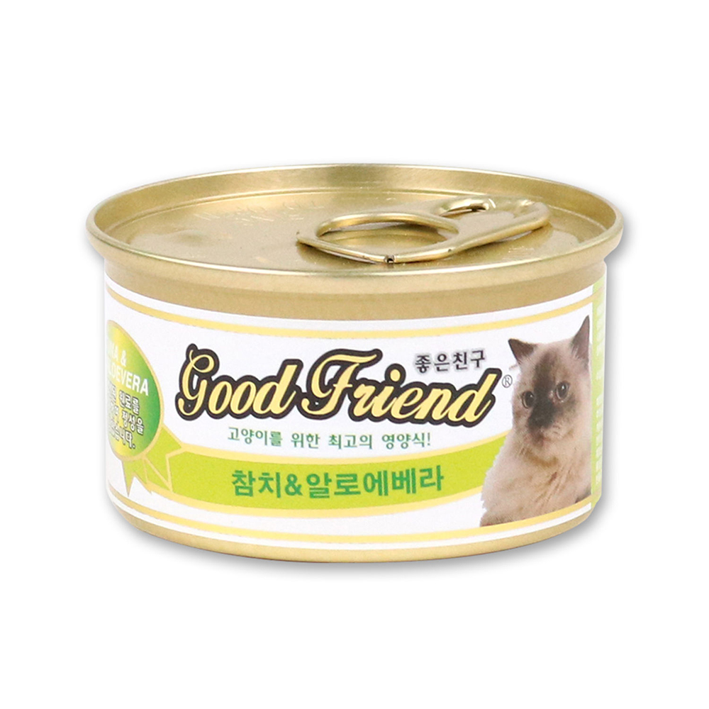 굿프랜드 고양이캔 8종콤보85gx24개 고양이 통조림 간식