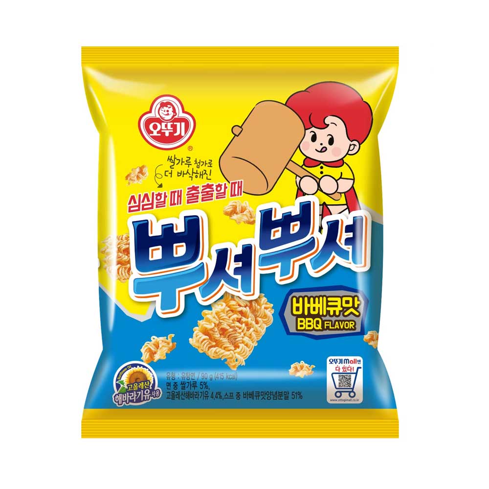 오뚜기 뿌셔뿌셔 바베큐맛 90g - 상품 이미지