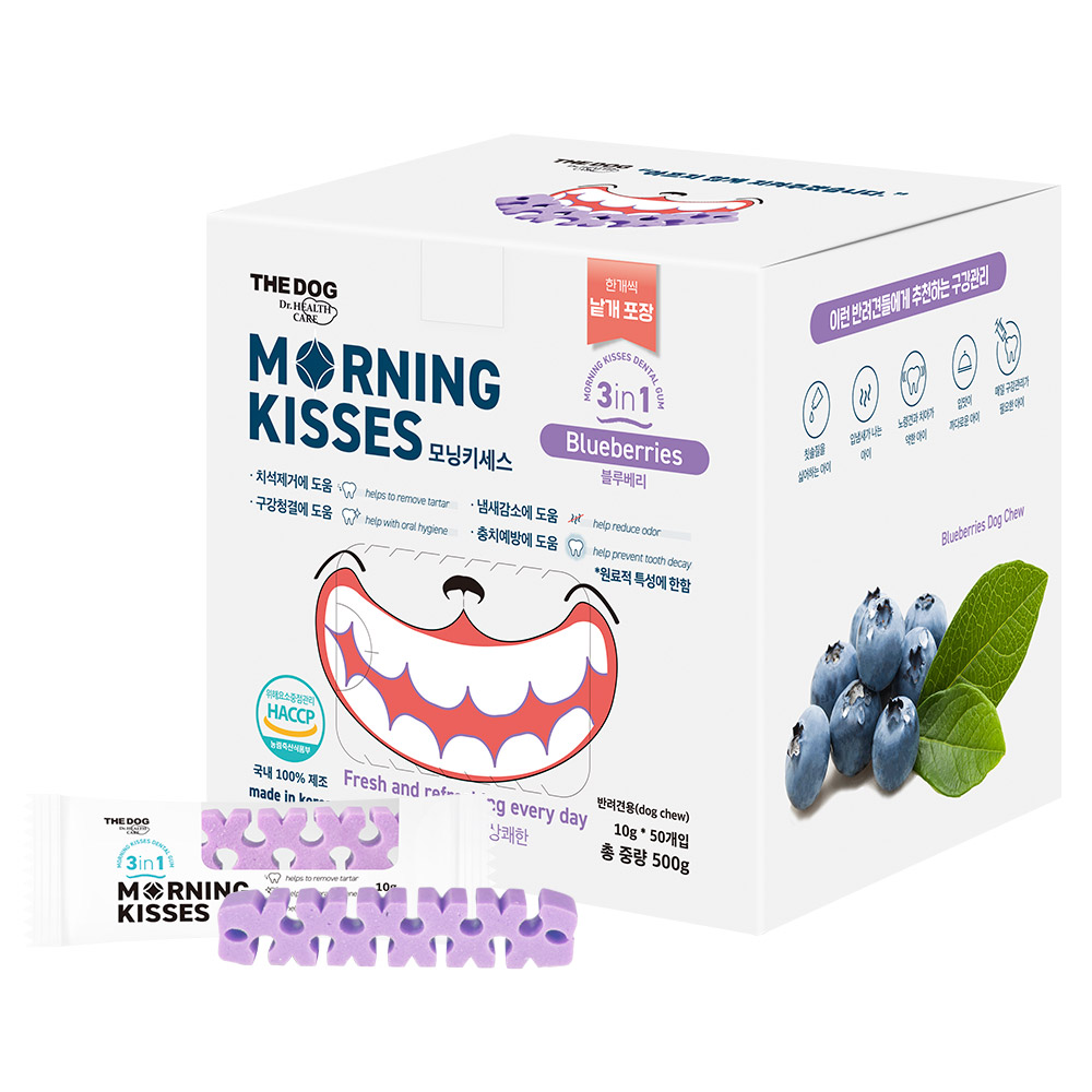 더독 모닝키세스 블루베리, 500g, 1개 - 상세 이미지 2