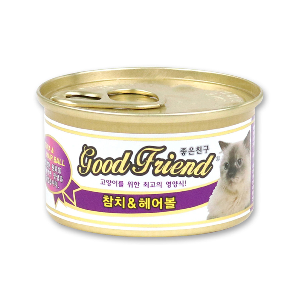 굿프랜드 고양이캔 8종콤보85gx24개 고양이 통조림 간식