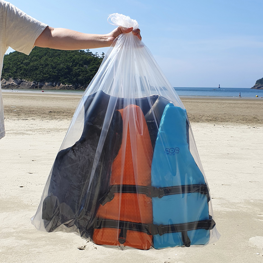 끈다리 구명조끼 가방 보관 낚시조끼 대형비치백 - 상세 이미지 5