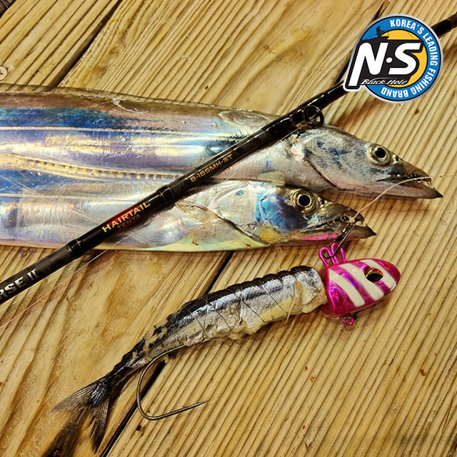 NS 다크호스2 헤어테일 텐빈 갈치 낚시대 루어 로드 B-190ML-ST - 상세 이미지 2