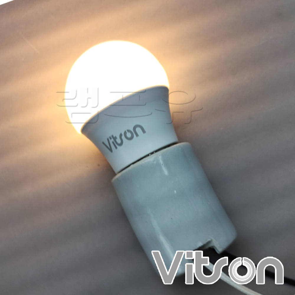 비츠온 LED 인지구 3W 미니 전구 E26 소켓 G45 램프 인찌구 파티등 에디슨 4W - 상세 이미지 3