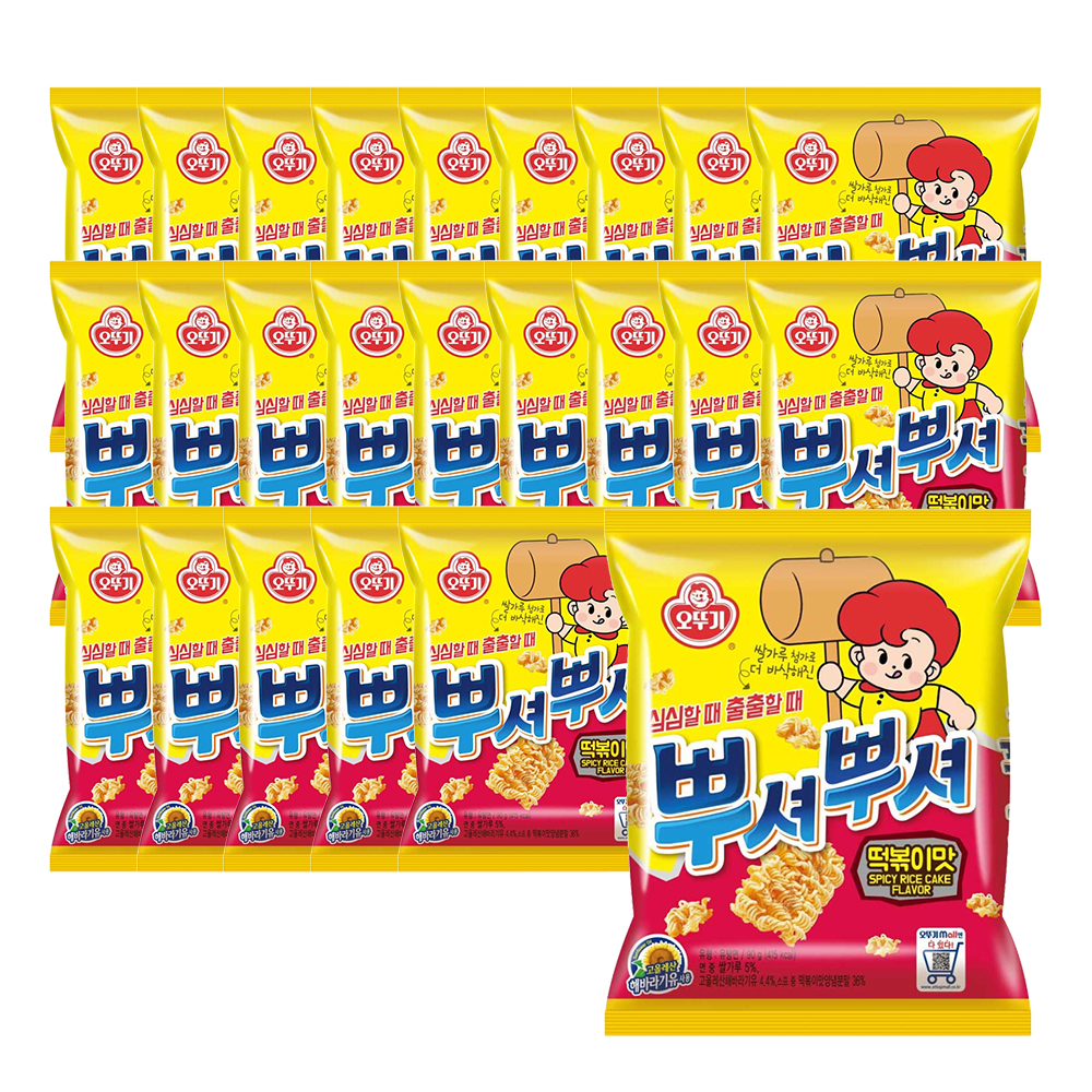 오뚜기 뿌셔뿌셔 떡볶이맛, 90g, 24개 - 상품 이미지