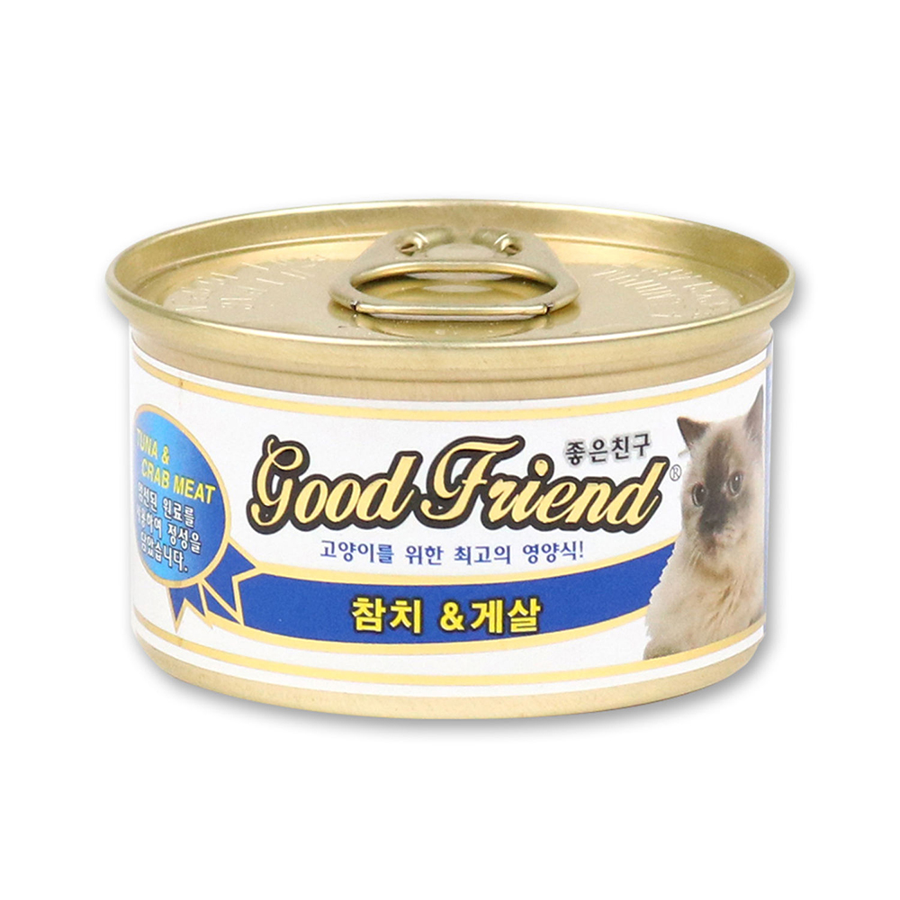 굿프랜드 고양이캔 8종콤보85gx24개 고양이 통조림 간식