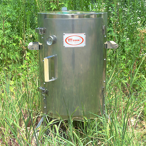 뉴테크캠쿡 통돼지바베큐 특대형훈제그릴 가스그릴 훈연기 멀티쿡 N-200