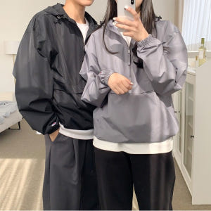 챔피온 아노락 우븐 윈드브레이커 바람막이 자켓