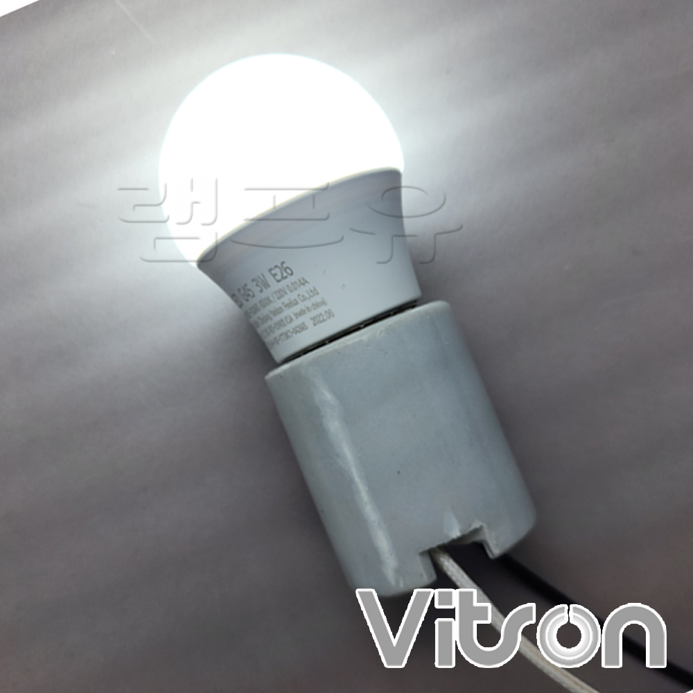 비츠온 LED 인지구 3W 미니 전구 E26 소켓 G45 램프 인찌구 파티등 에디슨 4W - 상세 이미지 2
