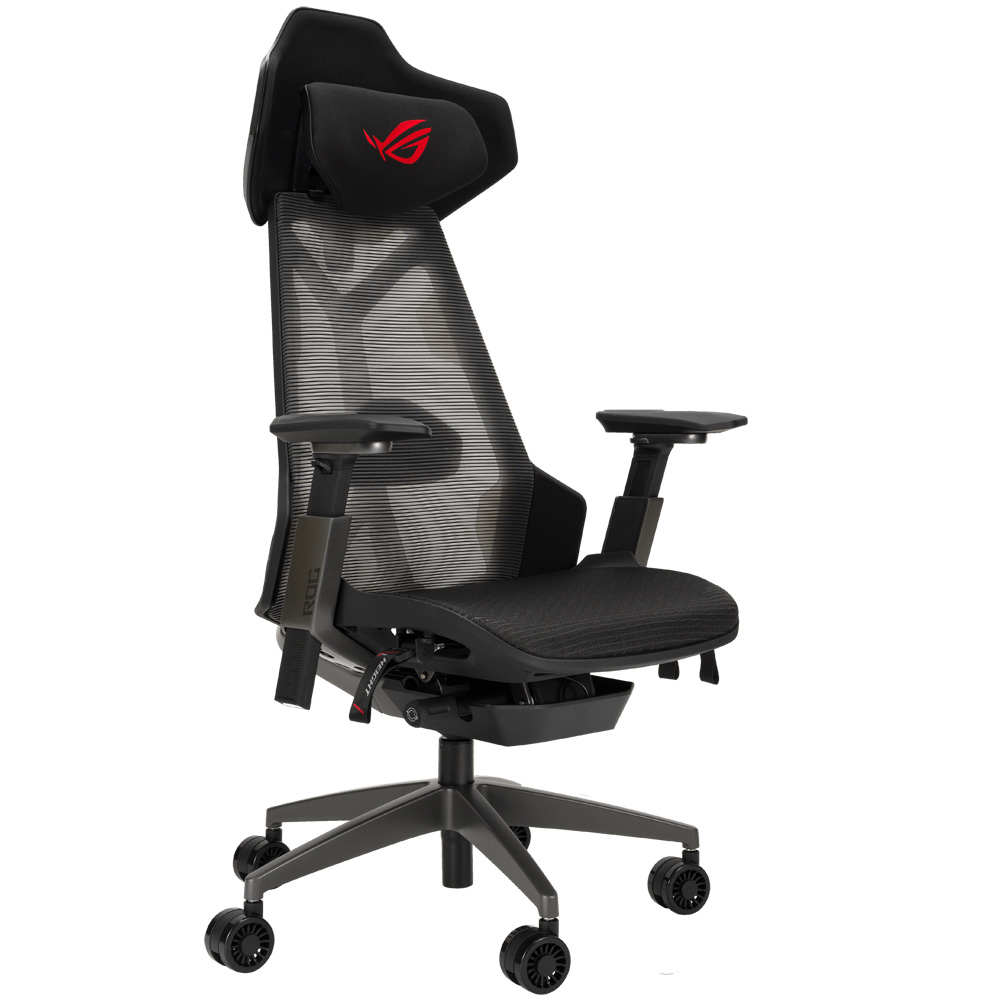 (ROG바람막이증정) ROG DESTRIER ERGO 알루미늄 코어, 풀 메쉬 게이밍 의자 이미지 6