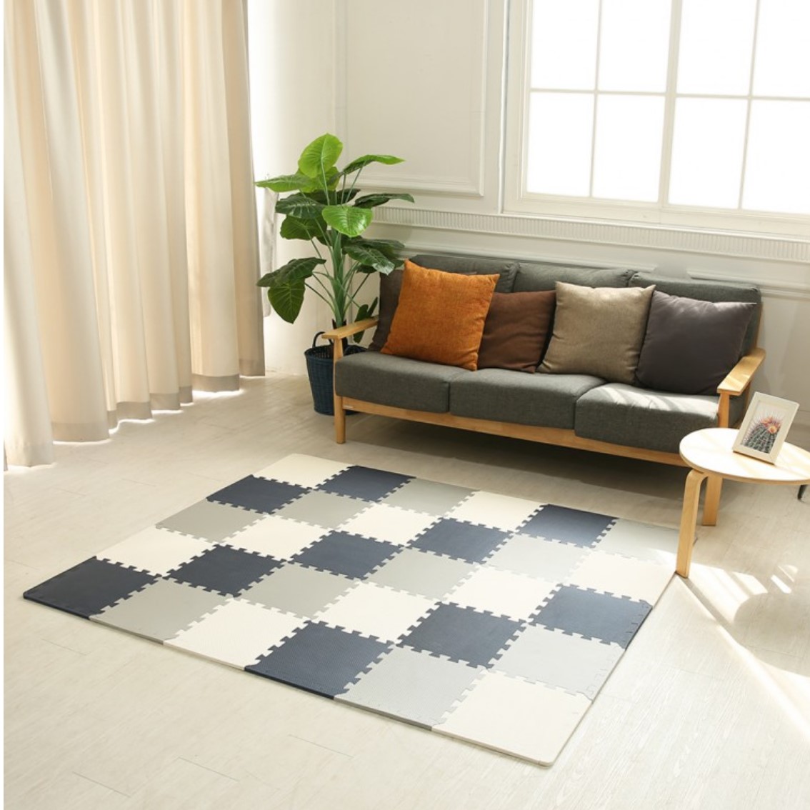 퍼즐매트 층간소음 국민 아기 아기방 유아 시공 강아지 놀이방 10P