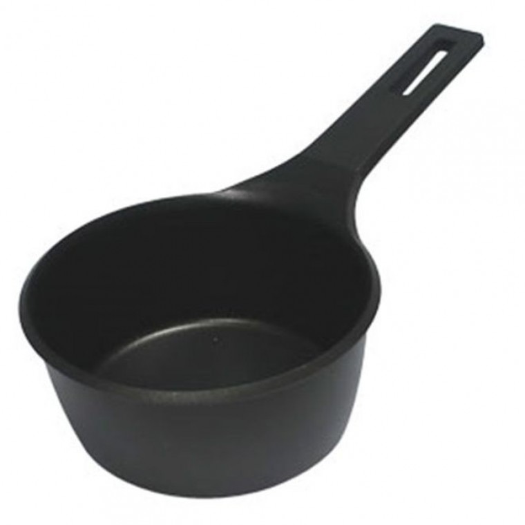 테프론 라면 냄비 찌개 편수 블랙 18x10.5cm - 상품 이미지