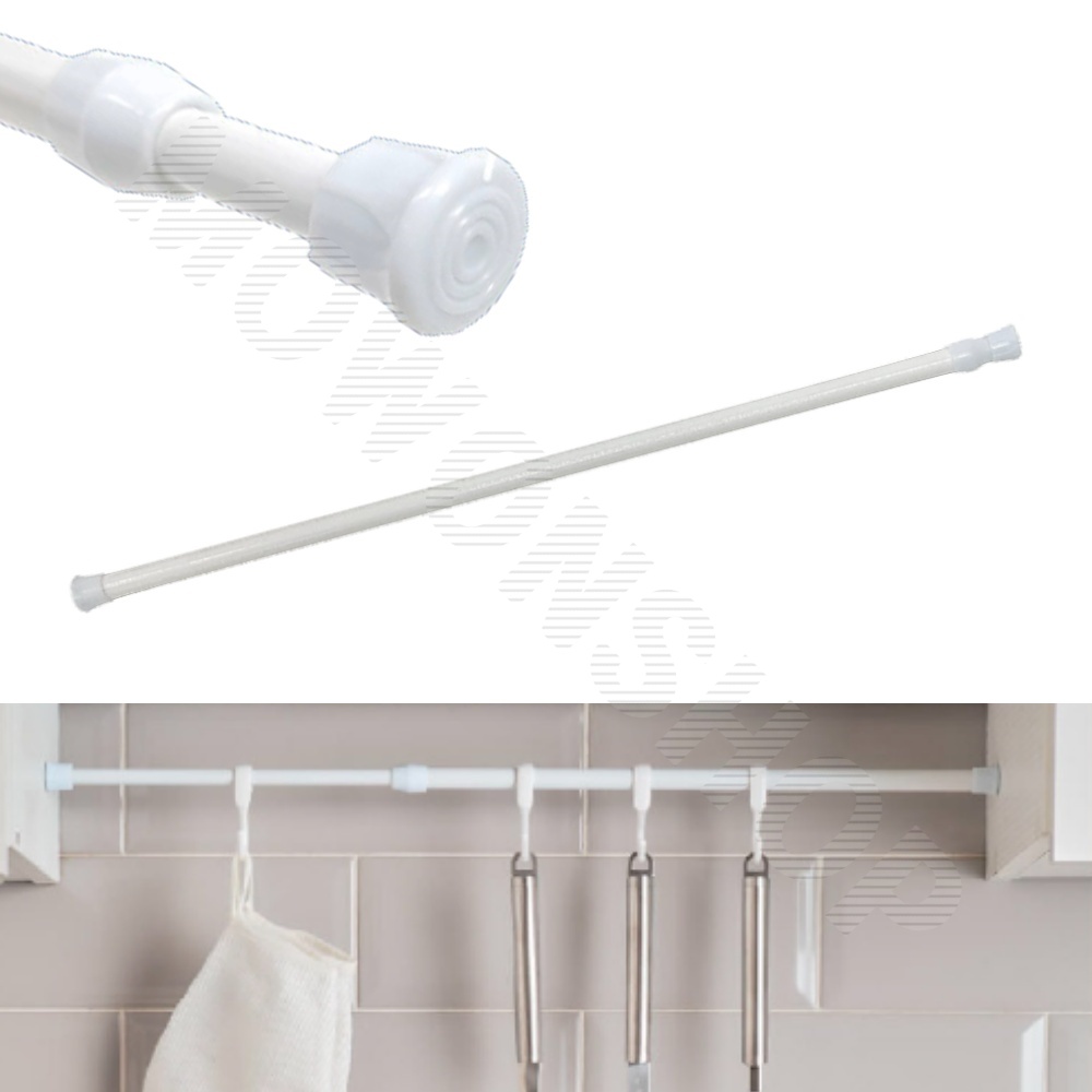 압착봉 신축봉 얇은봉 주방 무타공 압축봉 120