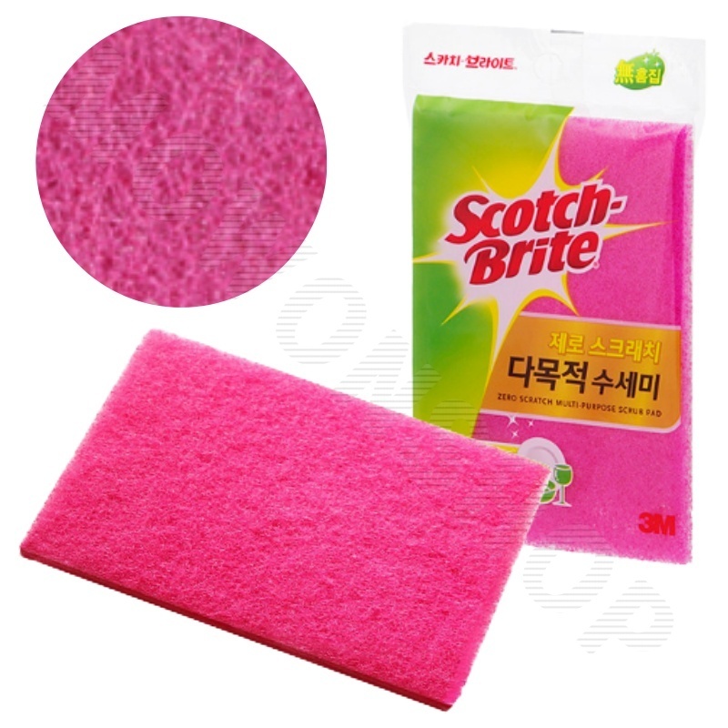 무흠집수세미 연마 단면 설겆이 거품 잘나는 수세미 - 메인 이미지