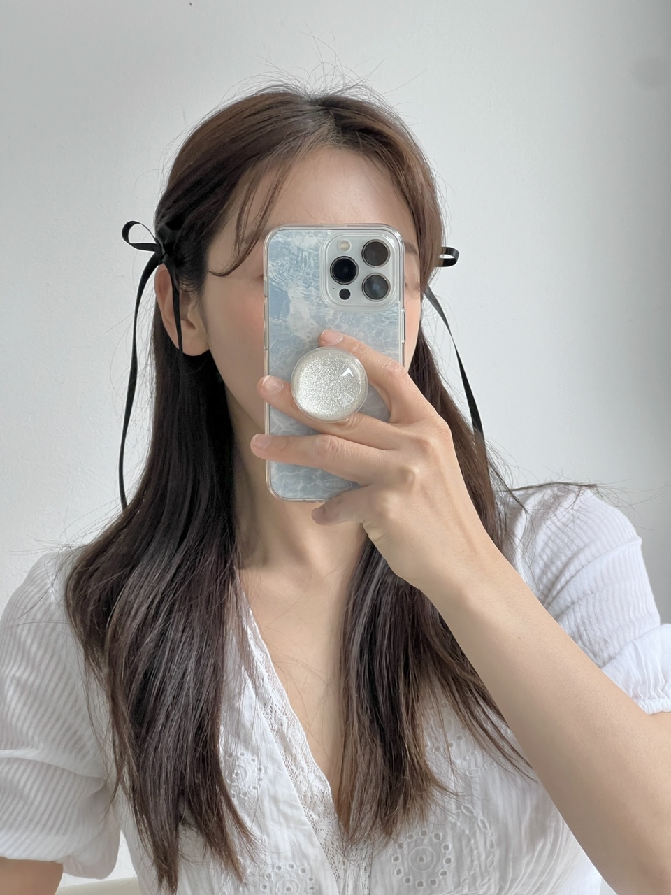 *국내생산/핸드메이드* 롱롱 3개 1쌍 미니 새틴 리본 머리 집게핀 포인트 헤어핀 키치 소녀 상세 이미지 37