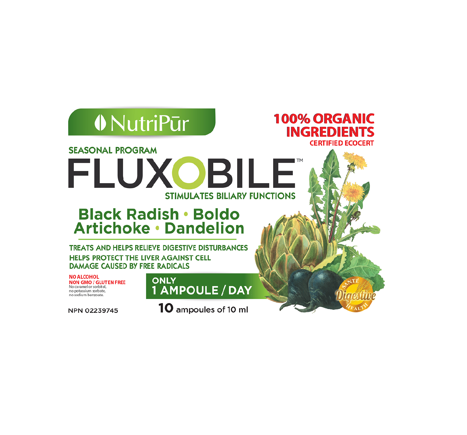 뉴트리퓨어 유기농 다이어트 간 디톡스 - 플럭스오바일 FluxOBile - 상품 이미지