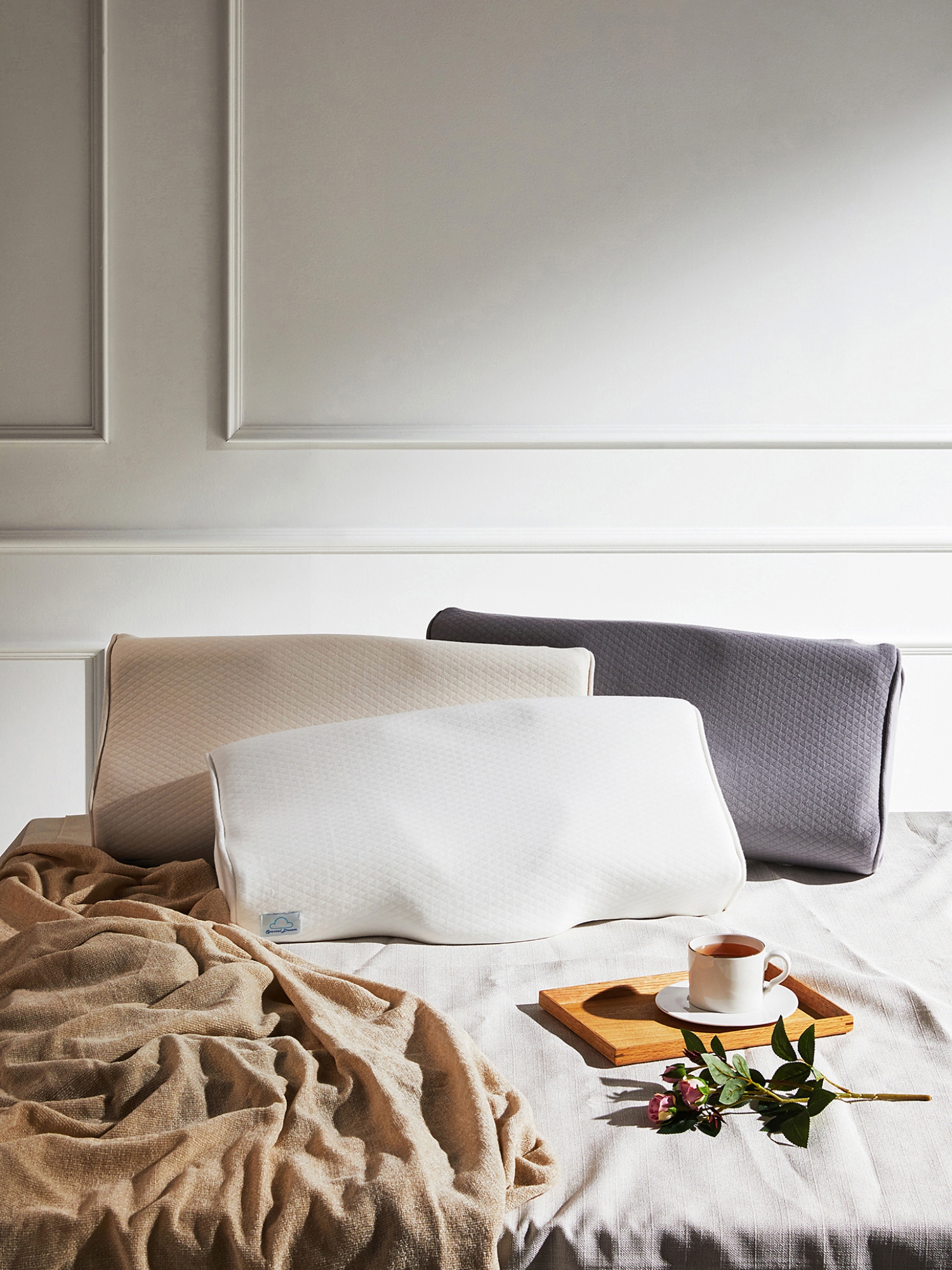 스페셜드림 경추베개 M L 목디스크 거북목 일자목 코골이 옆으로자는 양방향 메모리폼 베개