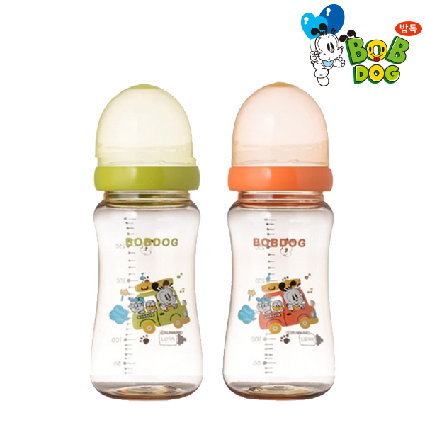 리틀밥독 PPSU 신생아 아기젖병 노꼭지 배앓이젖병 트윈팩 200ml 300ml - 상세 이미지 5