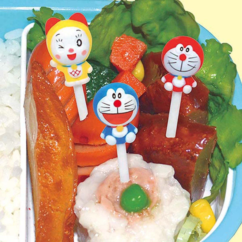 토루네 캐릭터 도시락 꾸미기 데코픽 (동물,토끼,눈동자,공룡,키티,리락쿠마,스누피,호빵맨,미키,도라에몽,스밋코구라시,짱구,일하는 자동차,토마스,잎사귀) - 하카타몰