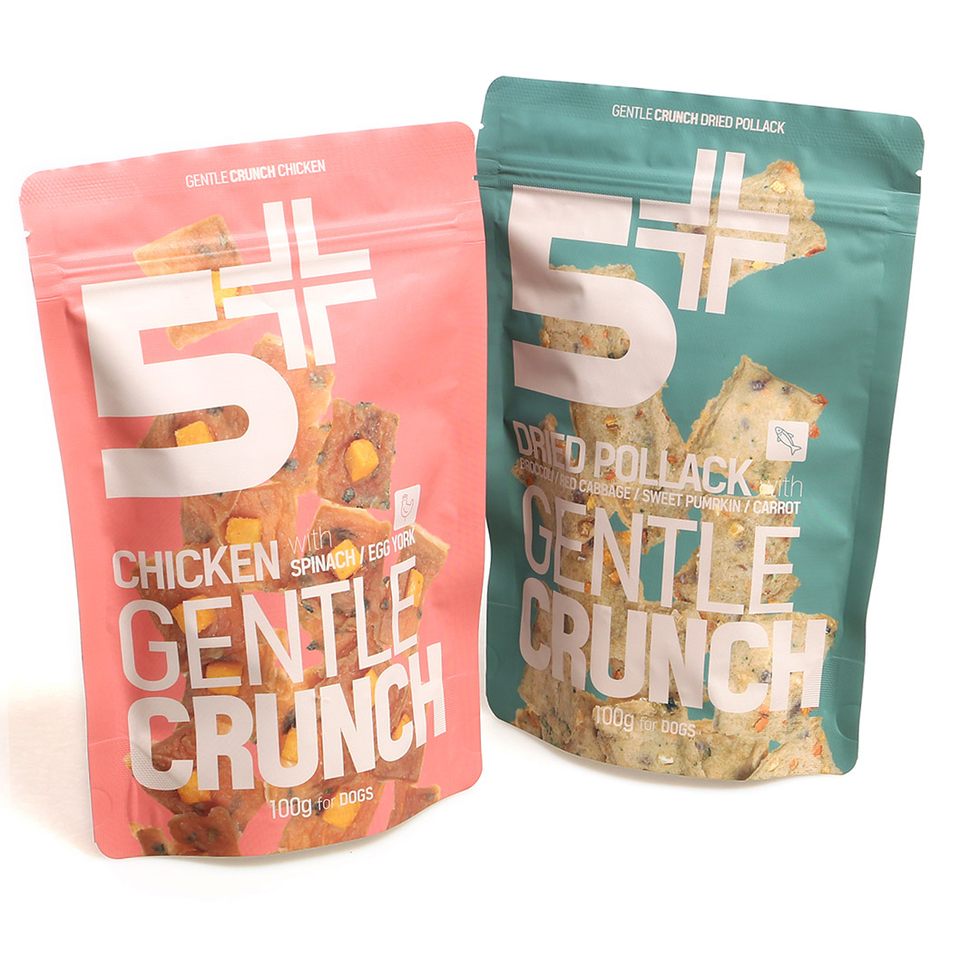 강아지 동결건조크런치 간식 젠틀크런치 2종 (닭고기 + 북어) 200g 이미지 6