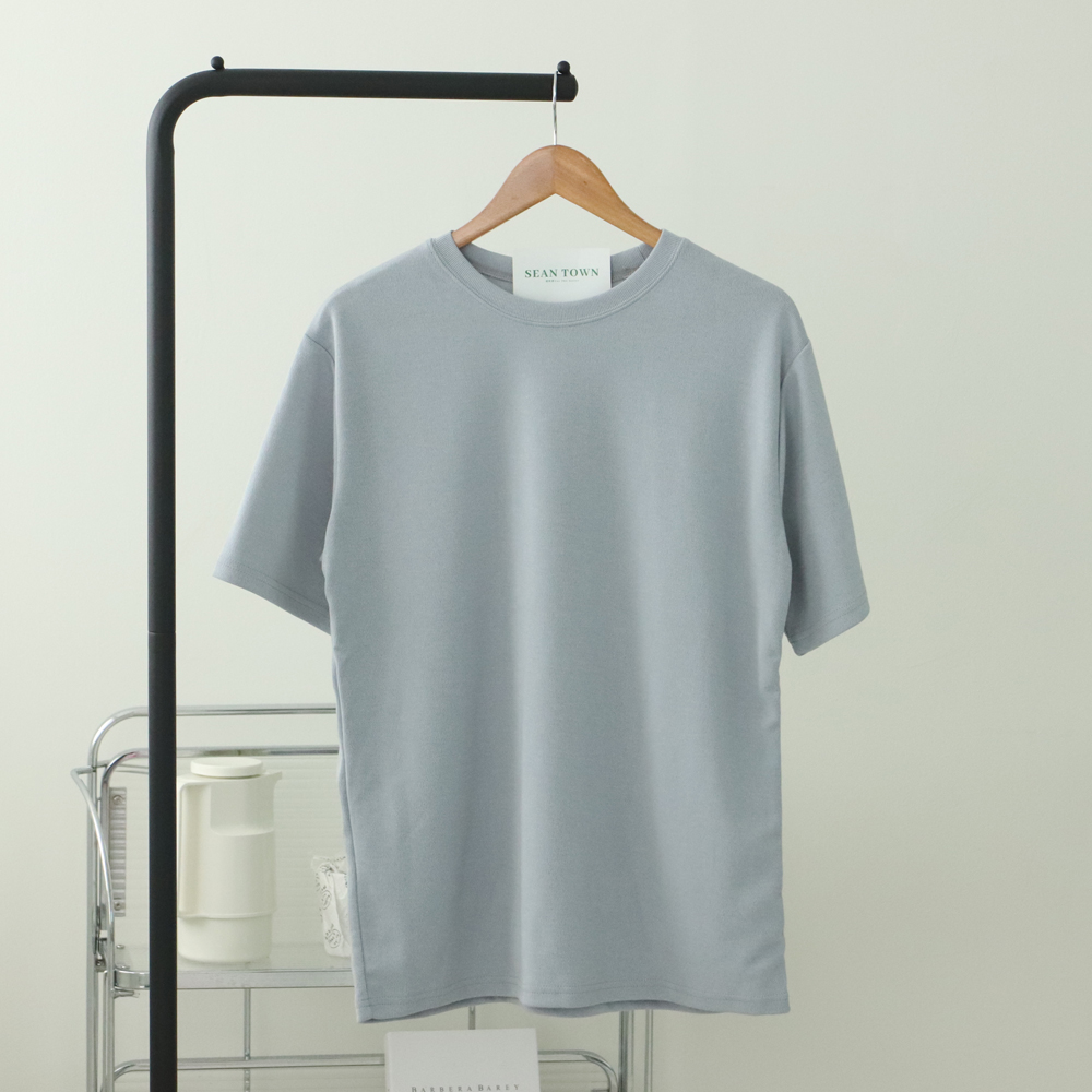 1+1 남자반팔티 구김없는 여름 머슬핏반팔 - 상세 이미지 5