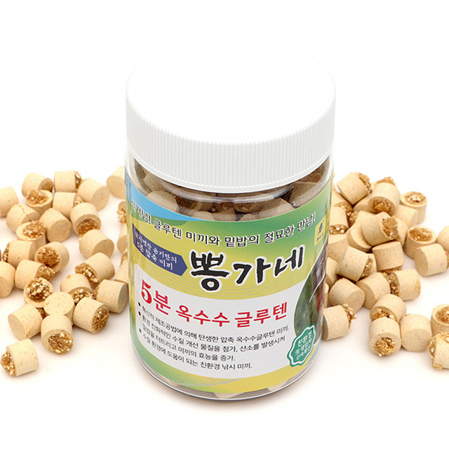 뽕가네 5분 옥수수 글루텐 압축 미끼 밑밥 겸용 - 상품 이미지