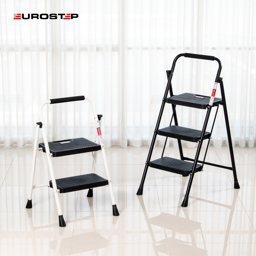 가정용 사다리 미니 주방 세차 안전 접이식 2단 이미지 2