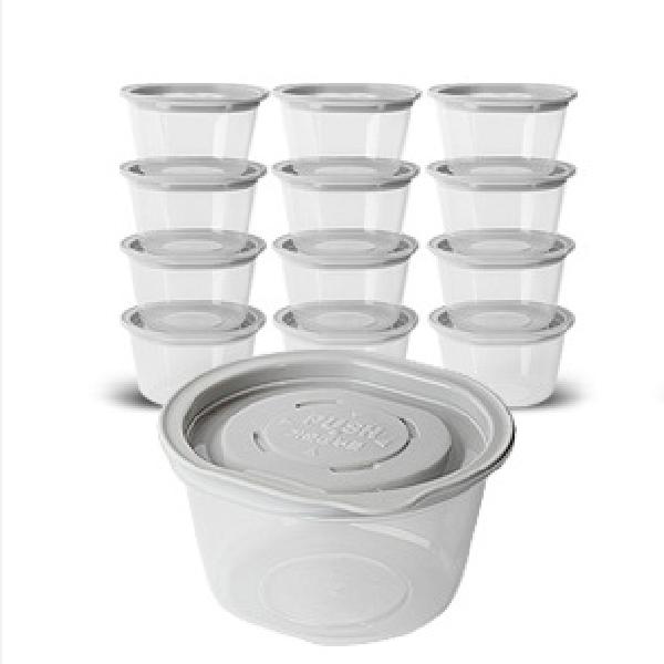 냉동 밥 냉장고보관용기 전자레인지 미니소분 450ml - 메인 이미지