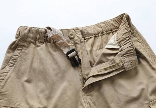 남자여름카고반바지 건빵바지 7부팬츠 밴딩캐주얼 나일론 작업용 낚시용 등산용 캠핑반바지 - 상세 이미지 3
