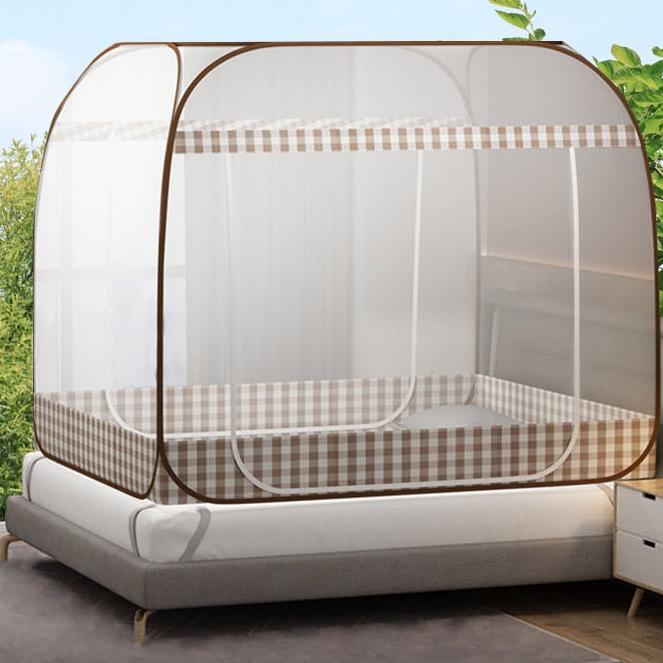 바닥있는모기장 침대 2인용모기장 원터치대형모기장 야외