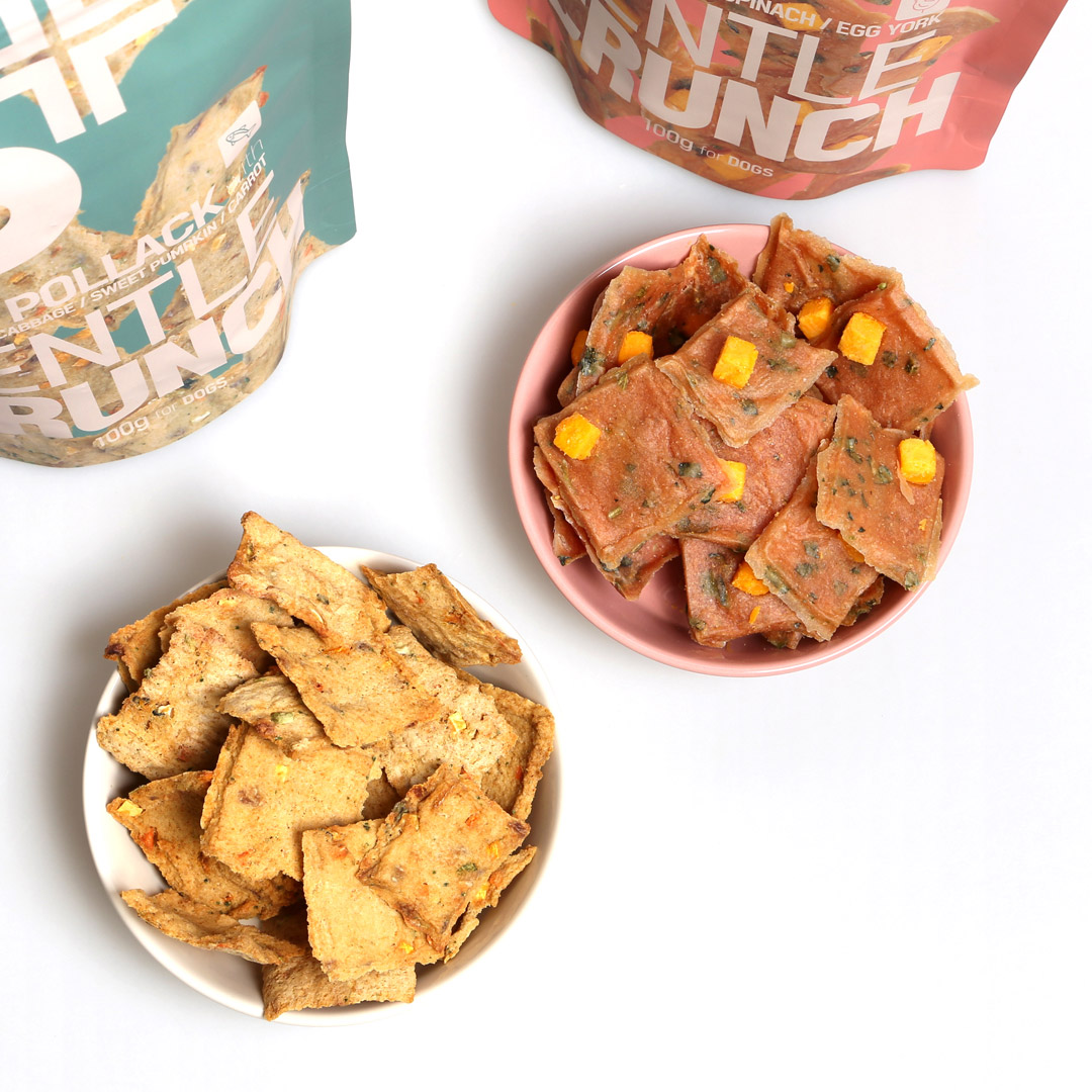 강아지 동결건조크런치 간식 젠틀크런치 2종 (닭고기 + 북어) 200g - 상세 이미지 2