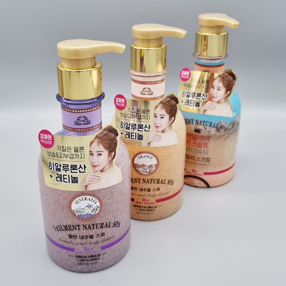 LG 벨먼 히말라야 핑크솔트 바디 스크럽 바디워시 400ml - 상세 이미지 4