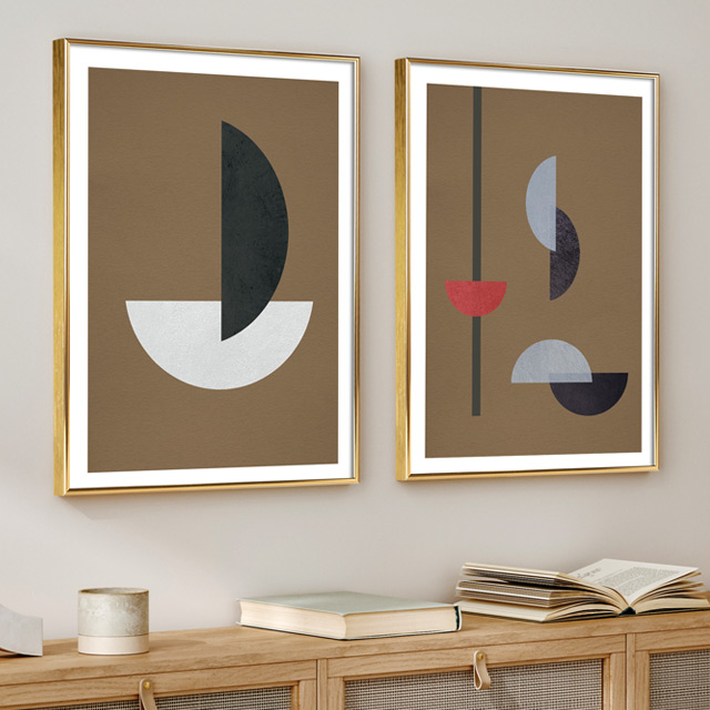 북유럽 그림 인테리어 액자 거실대형액자 일러스트 포스터 개업 집들이선물 01 모던 크러쉬 이미지 8