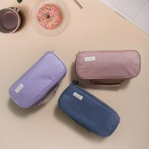 천필통 중학생 고등학생 대학생 귀여운 대용량필통 투지퍼 ANGOO 실사용 후기 | 효과 있을까? - 상품 이미지 3