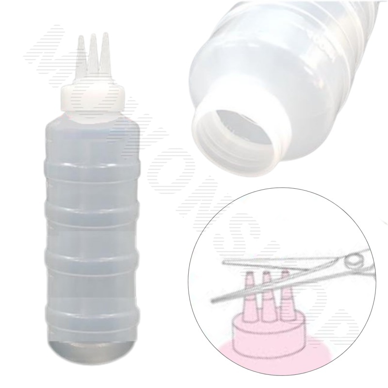 3줄 소스통 케첩통 마요네즈통 카페 시럽통 업소용 0.3L - 메인 이미지
