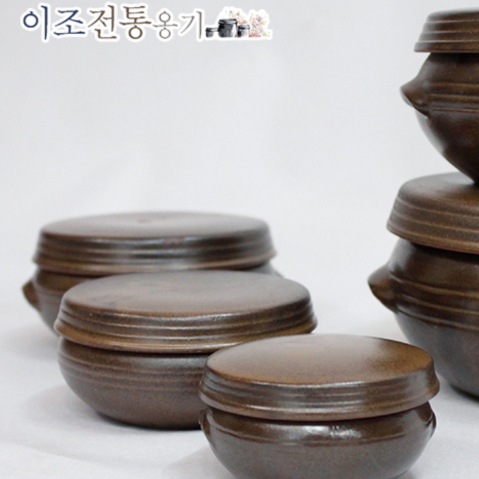 006 숨쉬는 항아리 냉장보관용 옹기 단지 고추장 된장 하아리 소금 단지 반찬종지 : 실버네종합몰