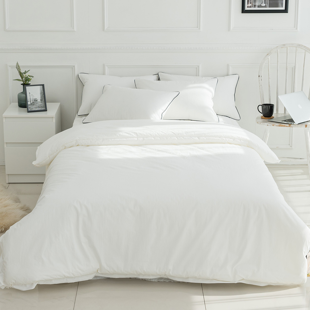 호텔이불 양면 고밀도 사계절침구 슈퍼싱글 퀸 옥수수솜 차렵이불