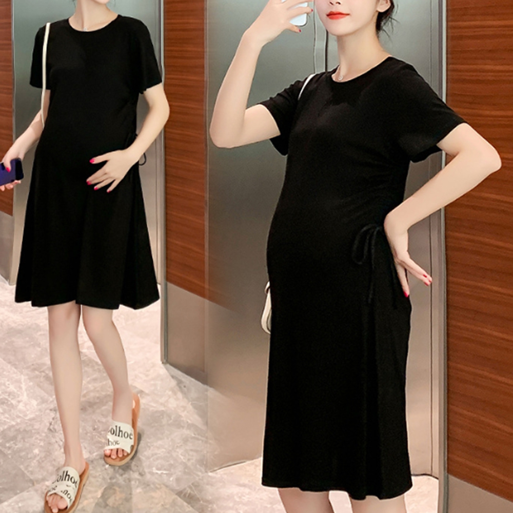 임산부 하객룩 출근룩 원피스 88사이즈 임신복 - 상세 이미지 3