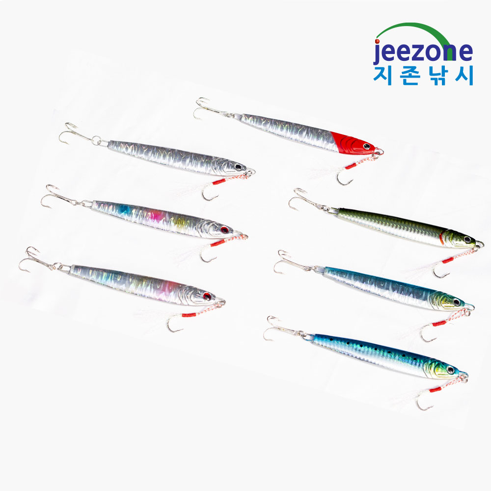 메탈지그 100g 펜슬 농어 삼치 광어 방어 부시리 루어 파핑 지깅 선상낚시 - 메인 이미지