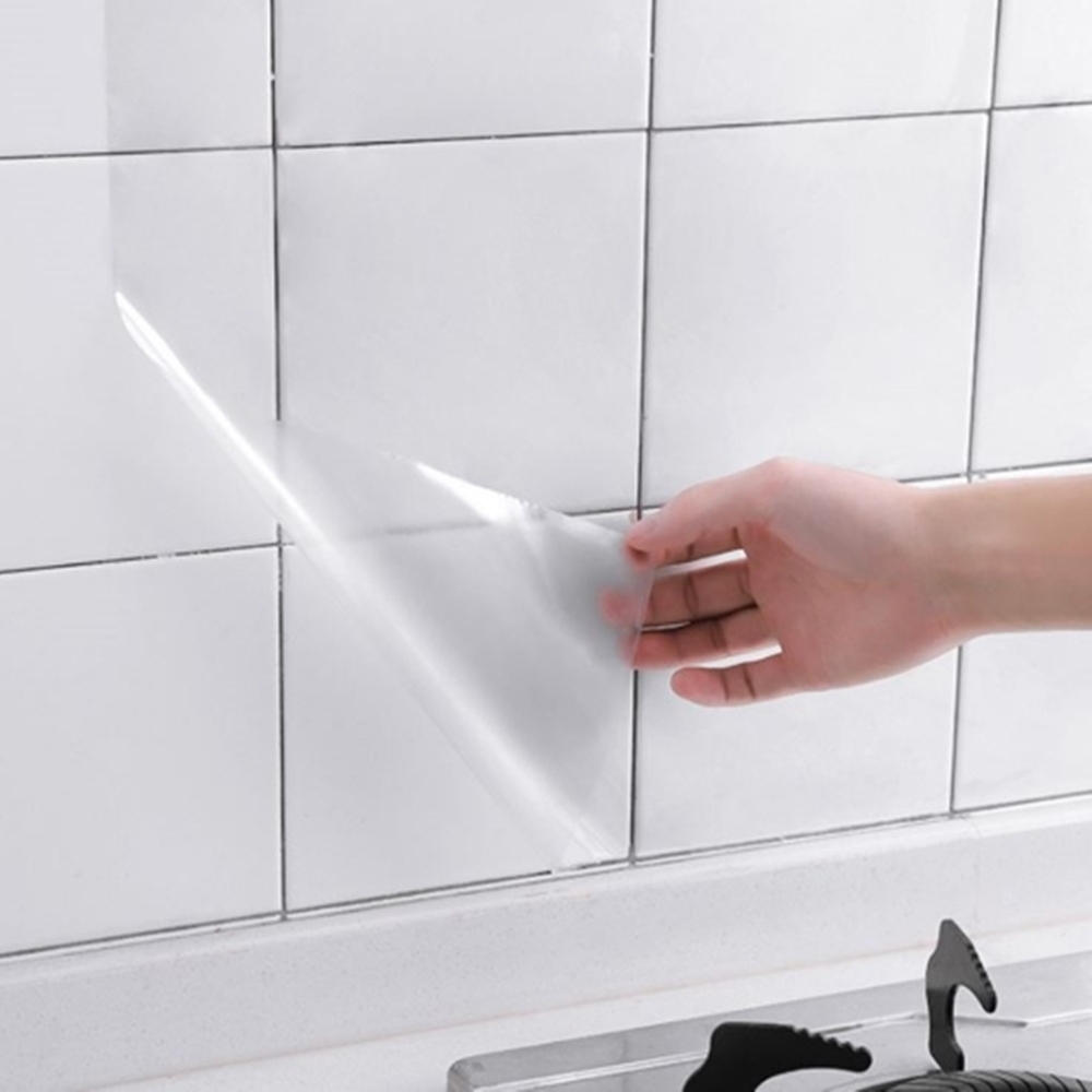 주방 타일 덧방 화장실 현관 시트지 투명 욕실 60cm x 3m