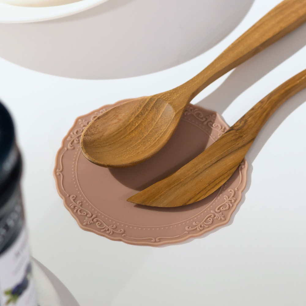 국산 플라이토 실리콘 컵받침 티코스터 디자인 컵받침대 카페 코스타 각인 인쇄 큐피트 - 상세 이미지 5