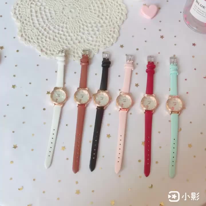 [🚀당일발송😊팔찌사은품]고양이 여학생 손목시계 초등학생 생일선물 인기 시계 상세 이미지 10