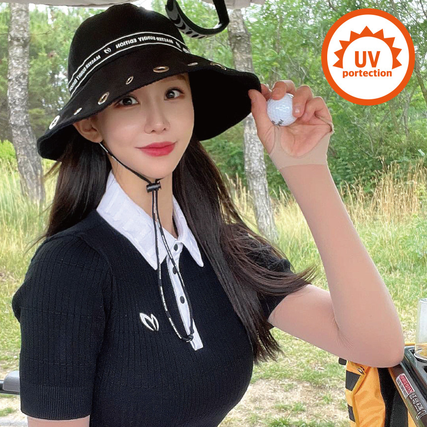 블카 팔뚝보정 골프 팔토시 자외선차단 UV 살색 토시 양손 프리 팔토시형 사진 2