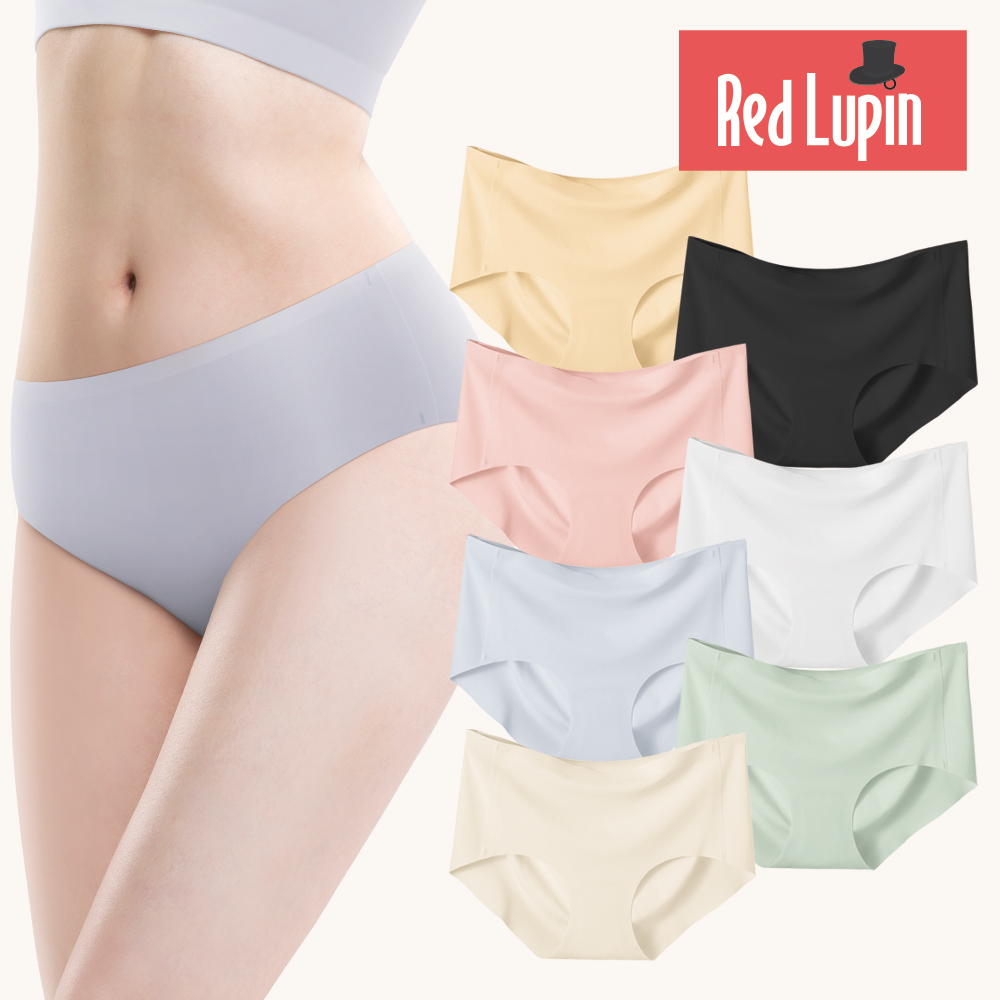 레드루팡 모달 팬티 노라인 심리스 무봉제 여성팬티 누디 편한 햄라인