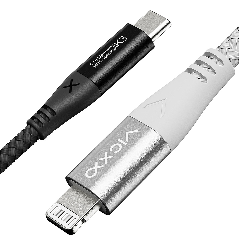 빅쏘 MFi 애플인증 USB C to 라이트닝 8핀 아이폰 고속충전 케이블 K3 25cm - 상세 이미지 2