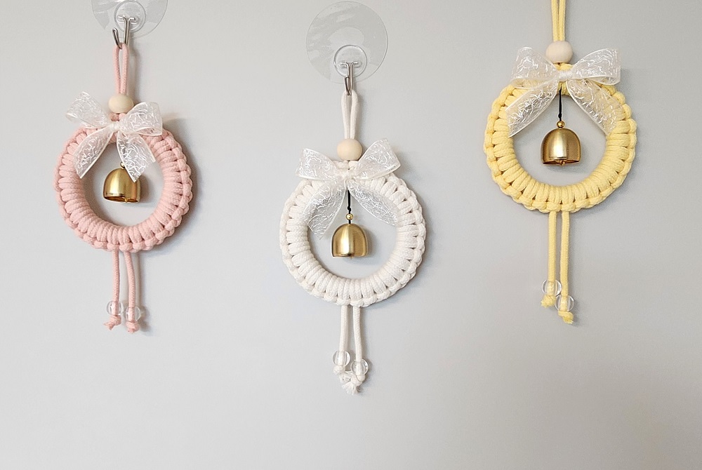 마크라메 현관 도어벨 풍경종 인테리어 문종