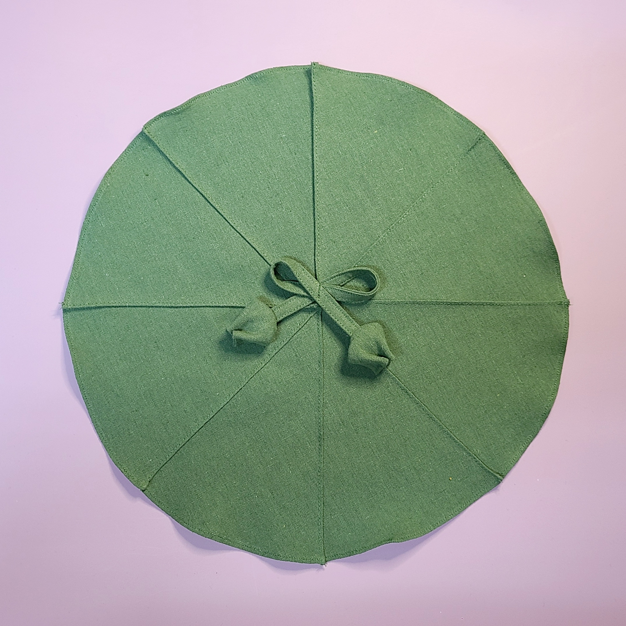 린넨 연잎다포 초록 지름 30cm 40cm 50cm 엄마의주머니 천아트반제품 - 상세 이미지 2
